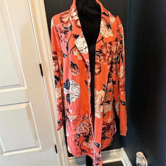 LuLaRoe Jackets & Blazers - Lularoe Striped 3XL Charlotte Dress & Floral Blazer
